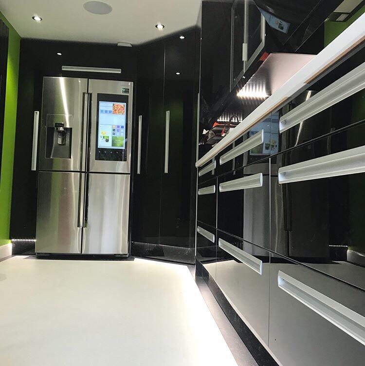 Smart Fridge & Amazon Echo Ceiling Speaker System In Portsmouth K&B Audio