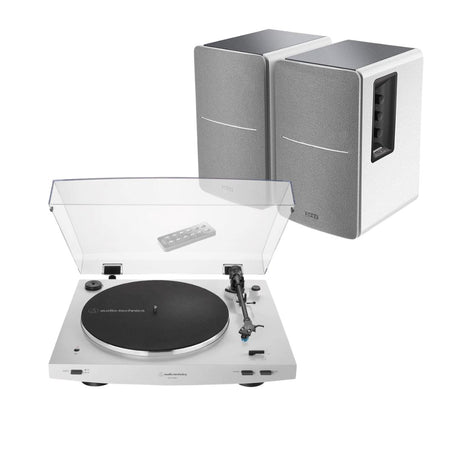 Edifier R1280DB + Audio-Technica AT-LP3XBT Turntable with Bluetooth Speakers - K&B Audio