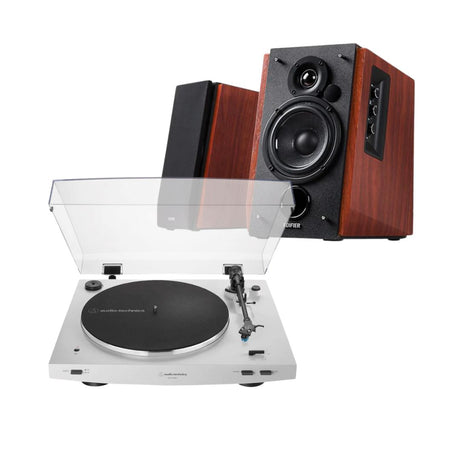 Audio-Technica LP3XBT Turntable + Edifier R1700BT Active Bluetooth Speakers - K&B Audio