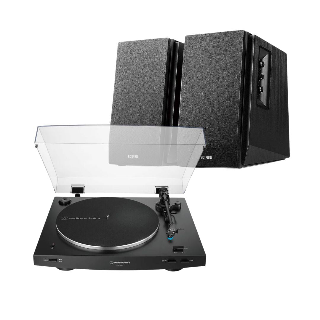 Audio-Technica LP3XBT Turntable + Edifier R1700BT Active Bluetooth Speakers - K&B Audio