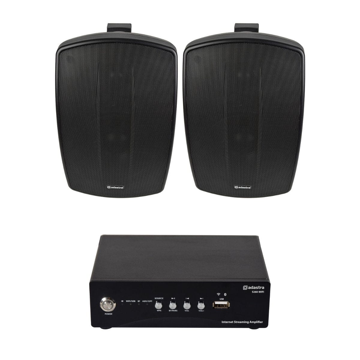 Adastra S260 Wi-Fi & Bluetooth 6.5" Outdoor Speaker System - K&B Audio