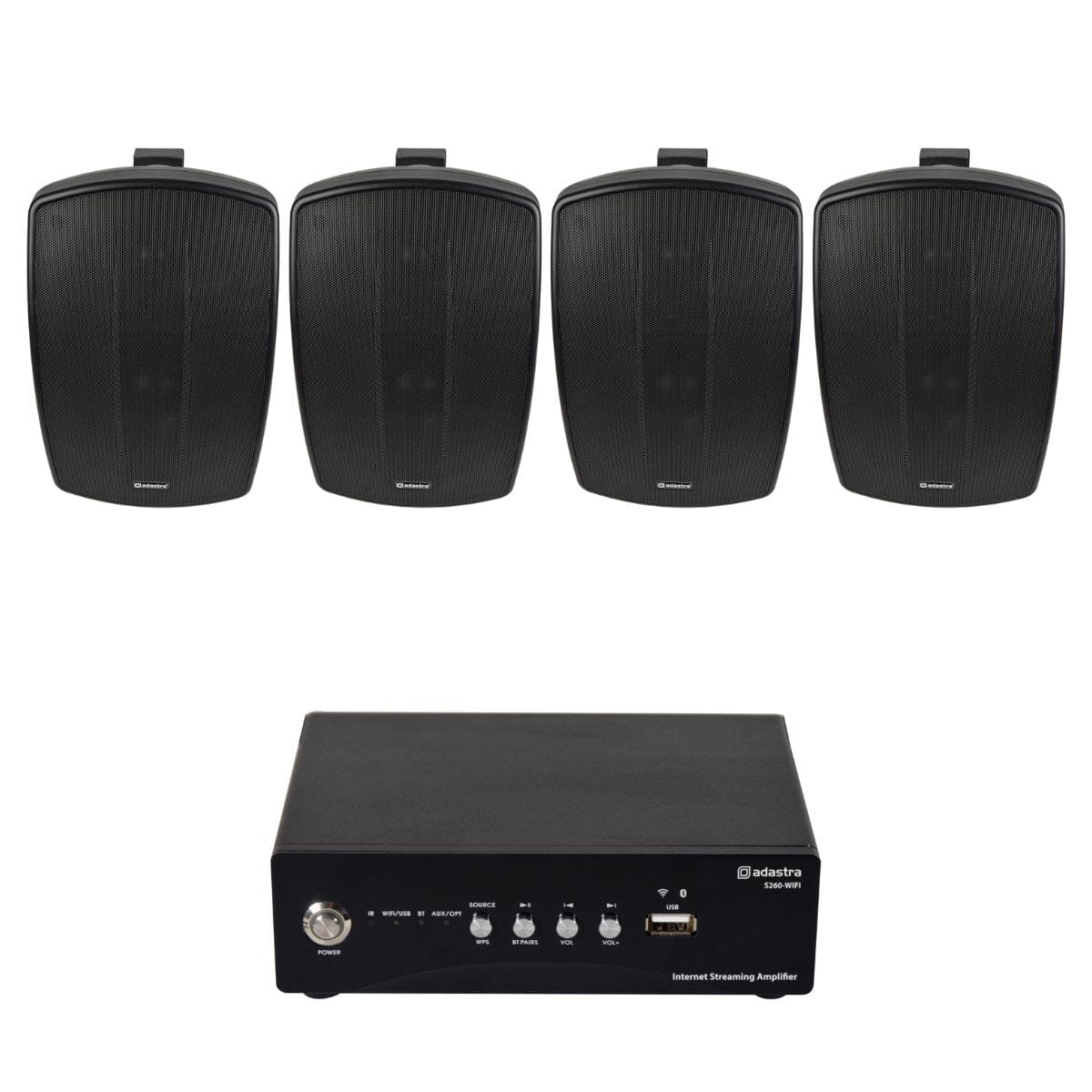 Adastra S260 Wi-Fi & Bluetooth 6.5" Outdoor Speaker System - K&B Audio