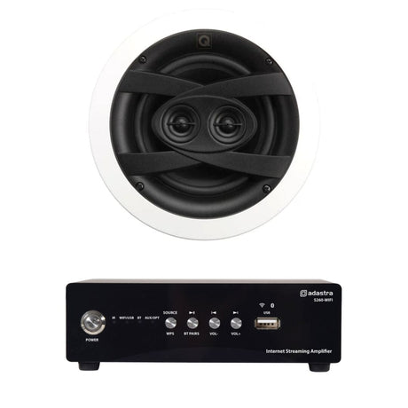 Adastra S260 Wi-Fi & Bluetooth 6.5" Bathroom Ceiling Speaker System - K&B Audio