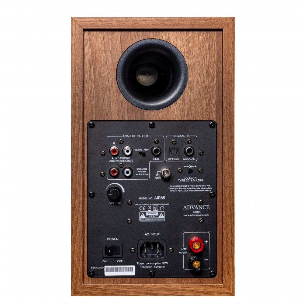 Advance Paris AIR 65 Active Bookshelf Speakers (Pair) Active Bookshelf Speakers Advance Paris