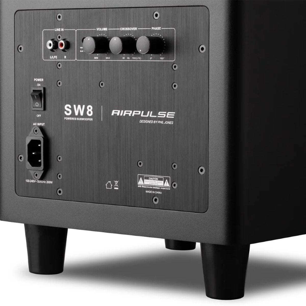 Airpulse SW8 8" Powered Subwoofer - K&B Audio