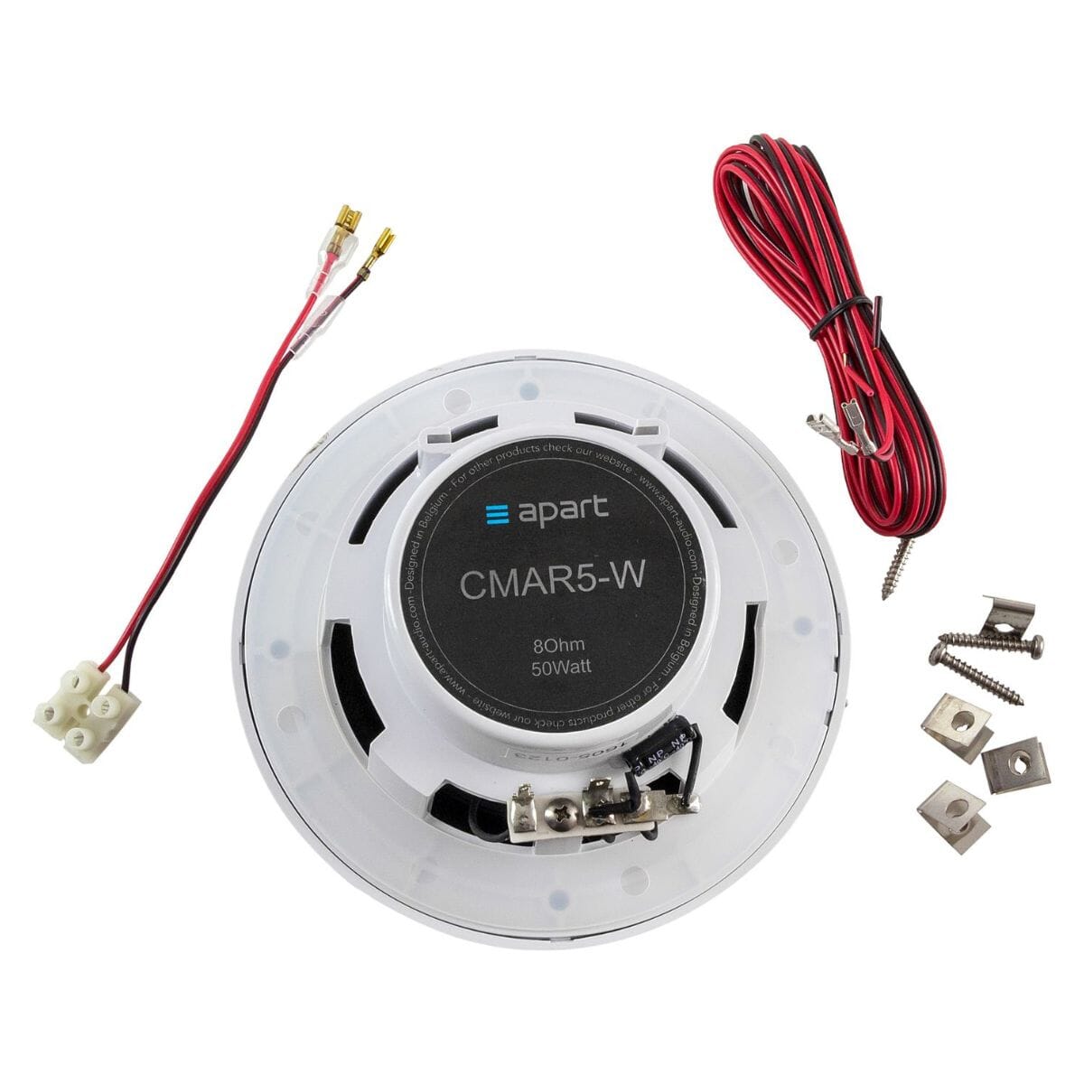 WiiM AMP Wi-Fi & Bluetooth Amplifier + Apart CMAR5 Sauna Ceiling Speakers (Pair) - K&B Audio