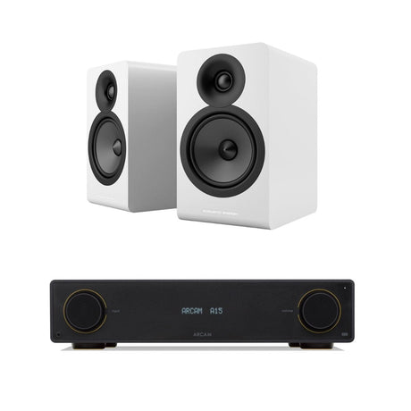 Arcam Radia Amplifier + Acoustic Energy AE100² Bookshelf Speakers - K&B Audio