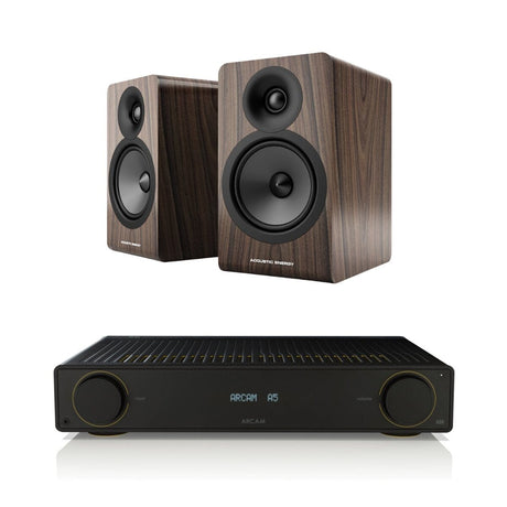 Arcam Radia Amplifier + Acoustic Energy AE100² Bookshelf Speakers - K&B Audio