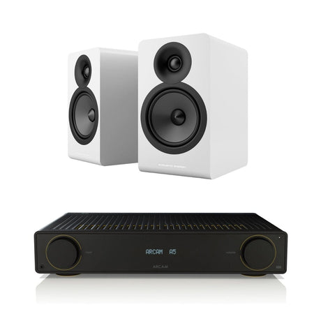 Arcam Radia Amplifier + Acoustic Energy AE100² Bookshelf Speakers - K&B Audio