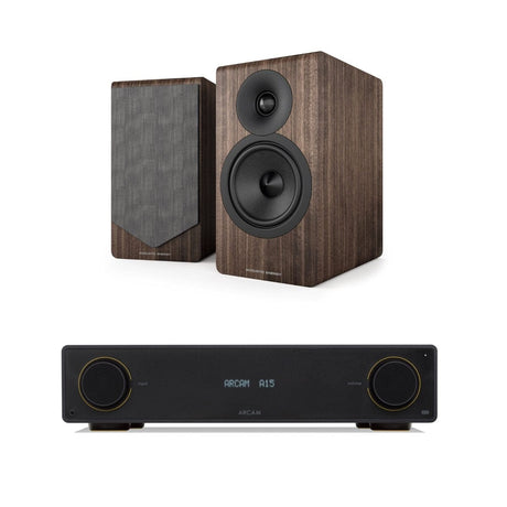 Arcam Radia Amplifier + Acoustic Energy AE300² Bookshelf Speakers - K&B Audio
