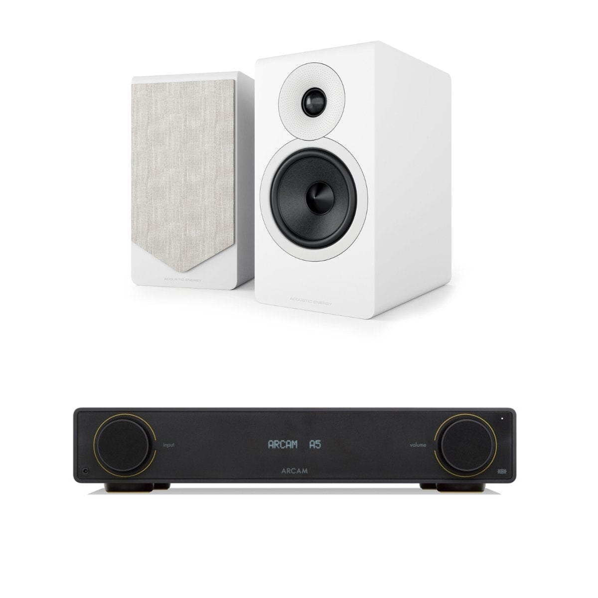 Arcam Radia Amplifier + Acoustic Energy AE300² Bookshelf Speakers - K&B Audio