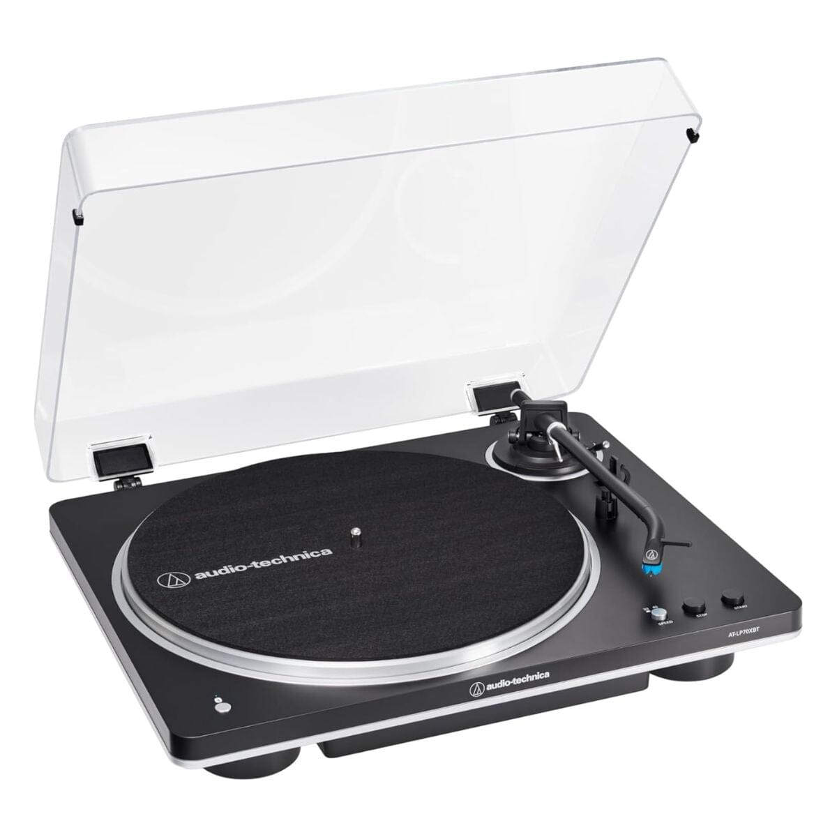 Audio-Technica LP70XBT Bluetooth Turntable + Kanto YU4 4" Active Bookshelf Speakers - K&B Audio