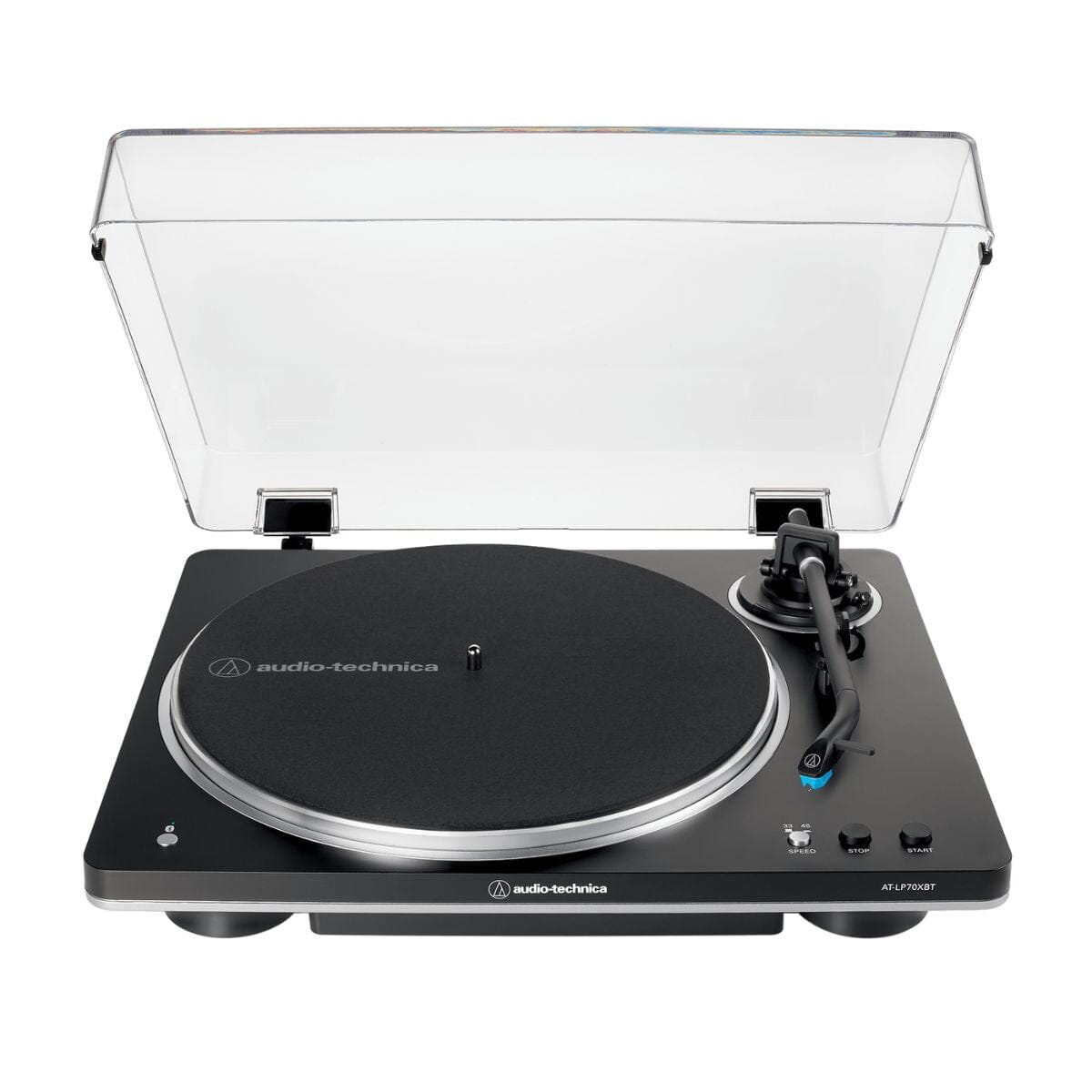 Audio-Technica LP70XBT Bluetooth Turntable + Kanto REN 200W Active Bookshelf Speakers - K&B Audio