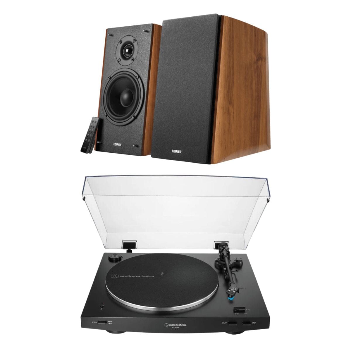 Audio-Technica LP3XBT + Edifier R2000DB 120W Active Bookshelf Speakers - K&B Audio