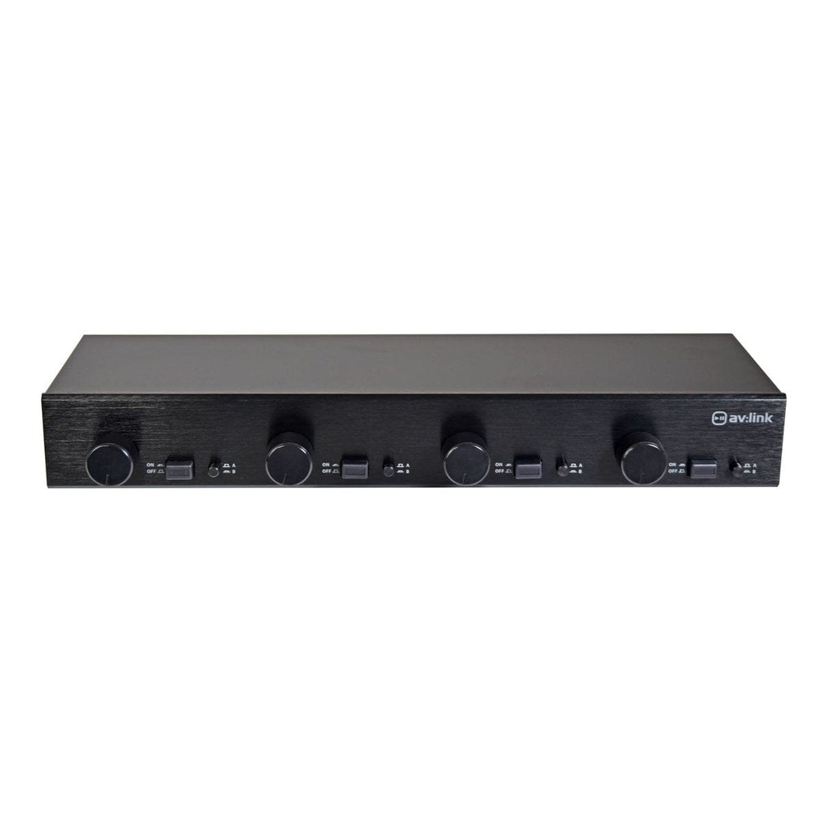 AV Link 2 x 4 Speaker Switch Matrix with Volume Control - K&B Audio