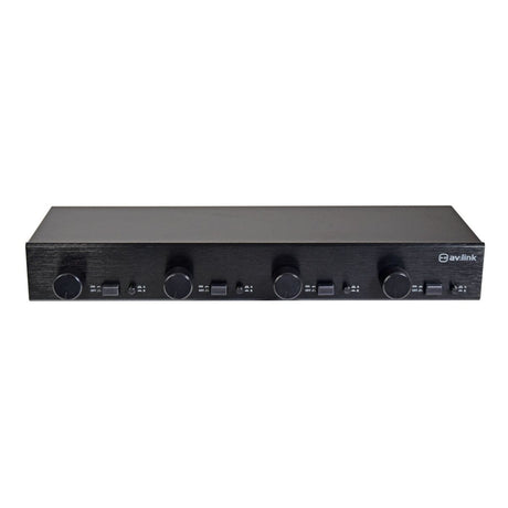 AV Link 2 x 4 Speaker Switch Matrix with Volume Control - K&B Audio
