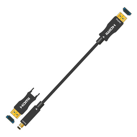 AV Link Ultra High Definition 4K Active Fibre Optic HDMI Leads with Detachable Plug (10 - 50m) - K&B Audio