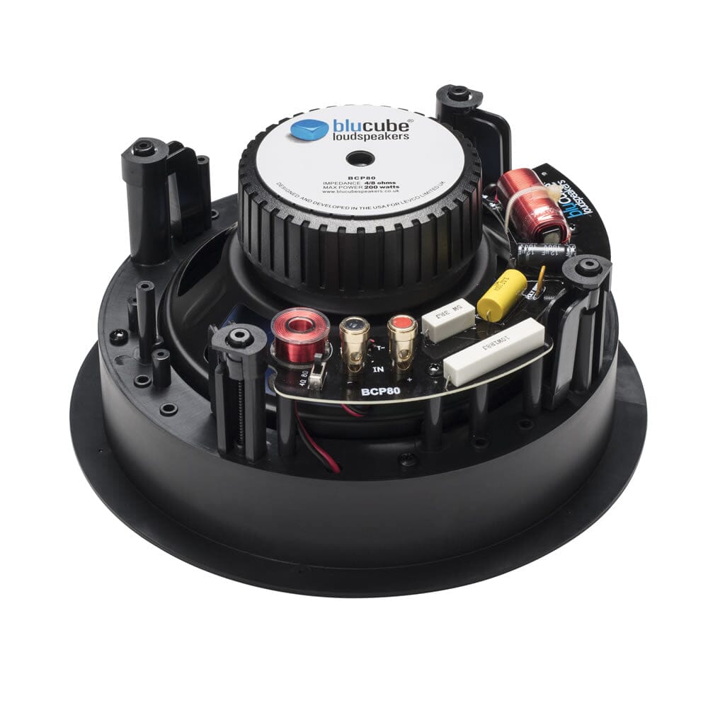 Bluesound Powernode + Blucube BCK80 8" Ceiling Speakers - K&B Audio