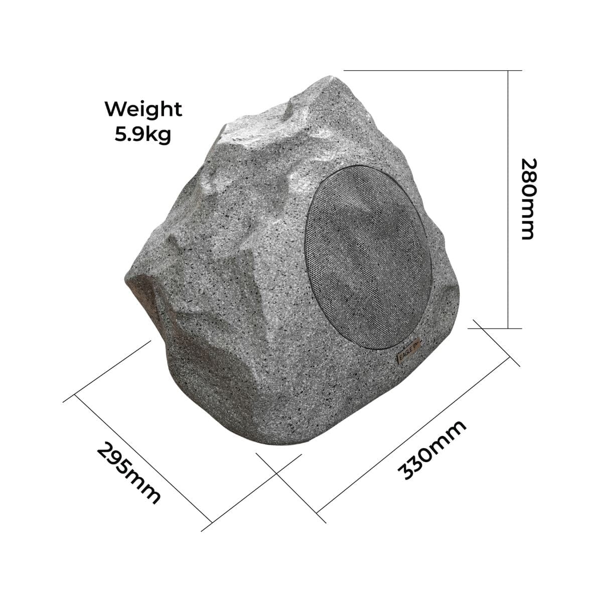 Eagle 6.5" Outdoor Rock Speaker (Each) - K&B Audio