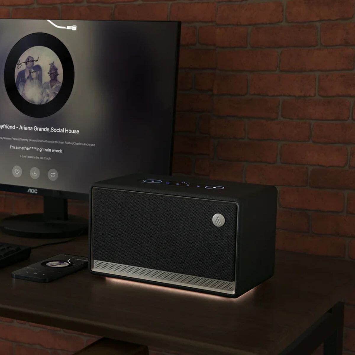 Edifier ES300 Tabletop Wireless Speaker with Wi-Fi, Bluetooth & Battery - K&B Audio