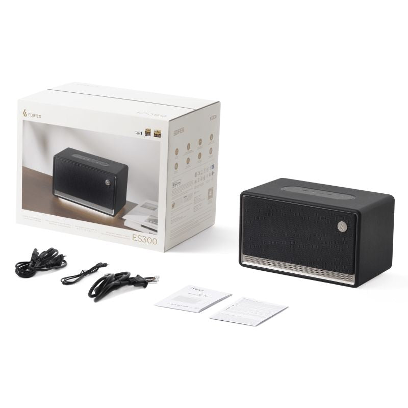 Edifier ES300 Tabletop Wireless Speaker with Wi-Fi, Bluetooth & Battery - K&B Audio