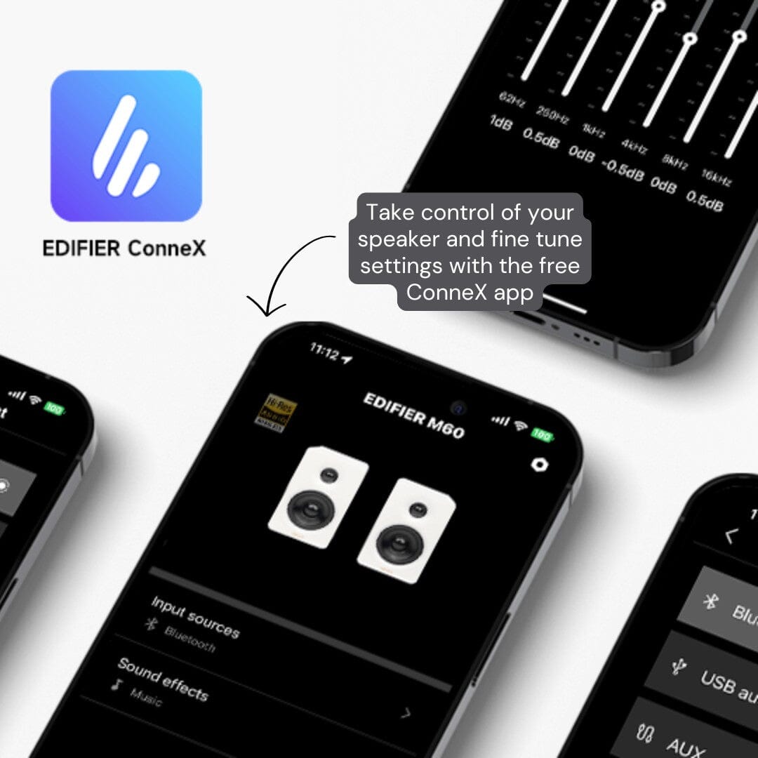 Edifier M60 Multimedia PC Speakers with Bluetooth - Hi-Res - K&B Audio