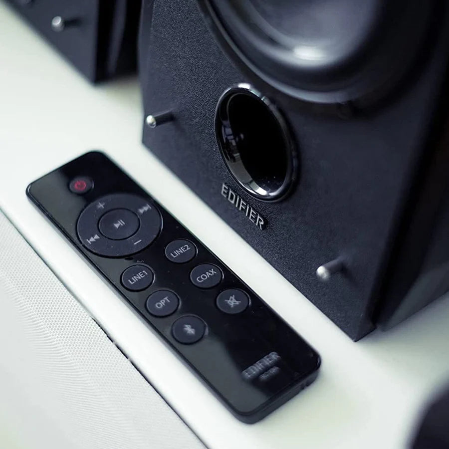 Audio-Technica LP120XBT-USB Turntable + Edifier R1855DB Active Bluetooth Speakers - K&B Audio