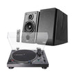 Audio-Technica LP120XBT-USB Turntable + Edifier R1855DB Active Bluetooth Speakers - K&B Audio
