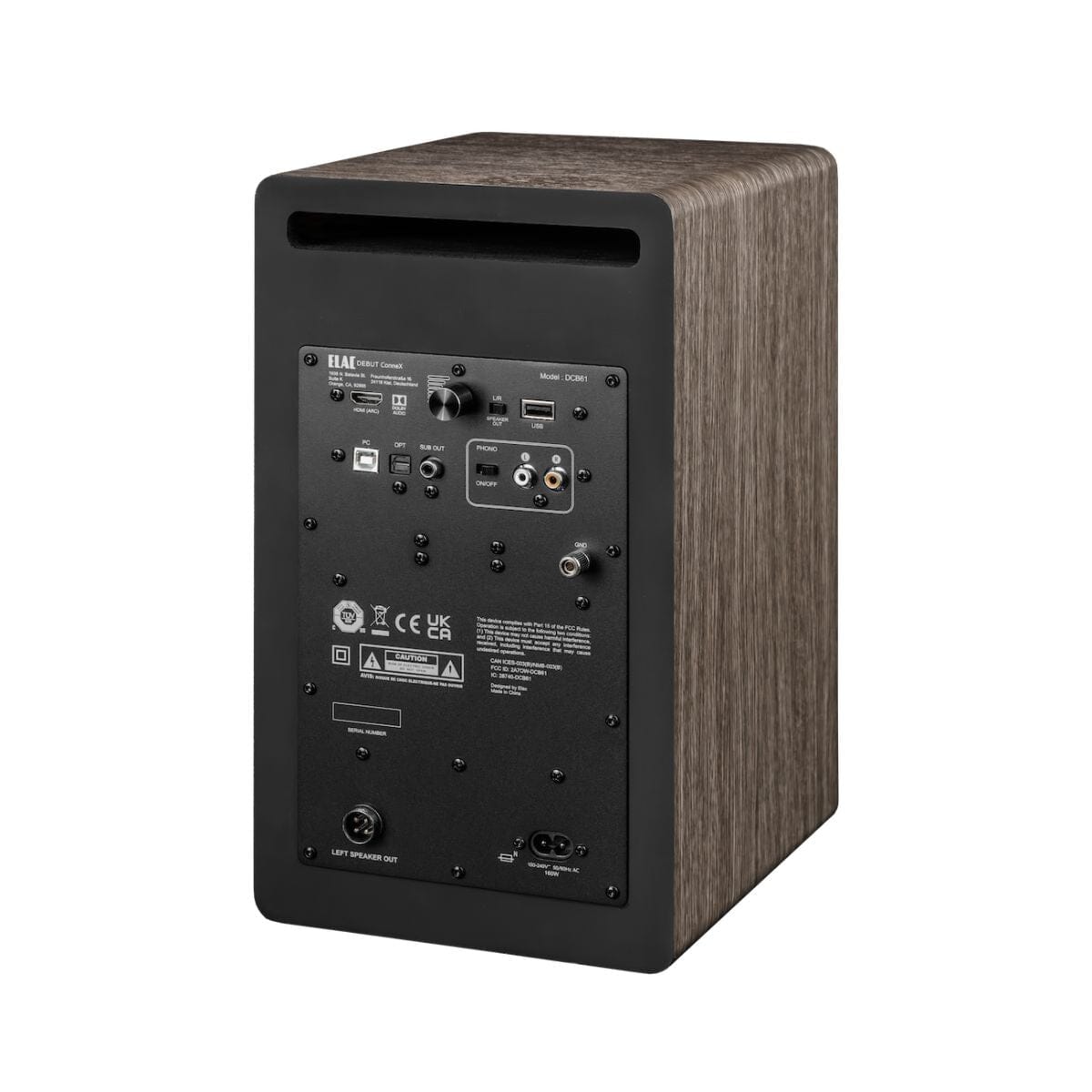 Elac Debut ConneX DCB61 6.5" Active Bookshelf Speakers (Pair) - K&B Audio