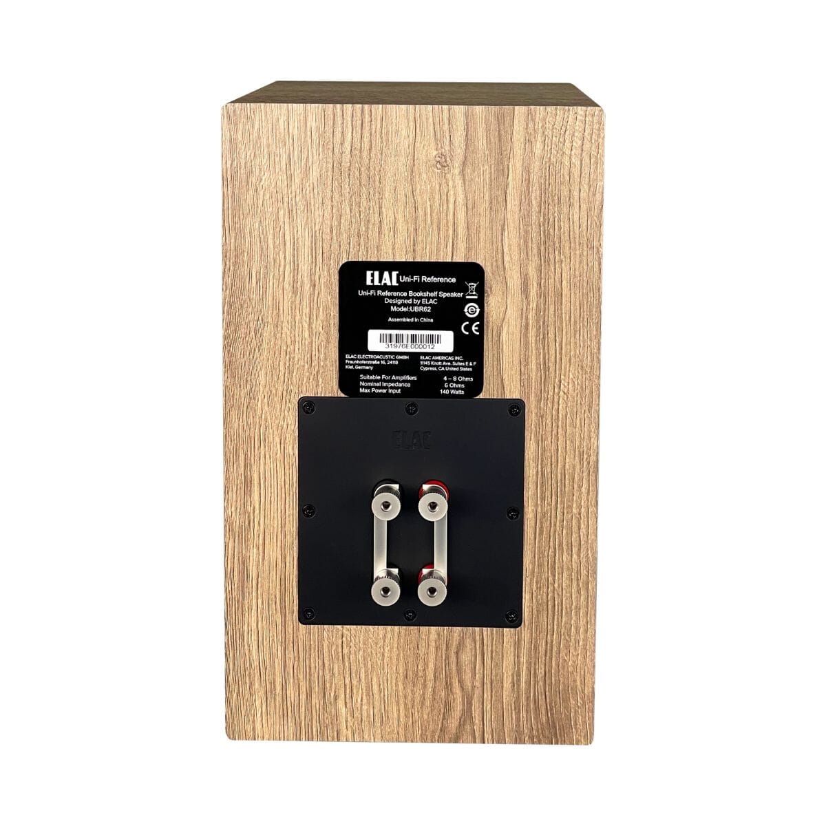 Elac Unifi Reference UBR62 Bookshelf Speakers (Pair) - K&B Audio