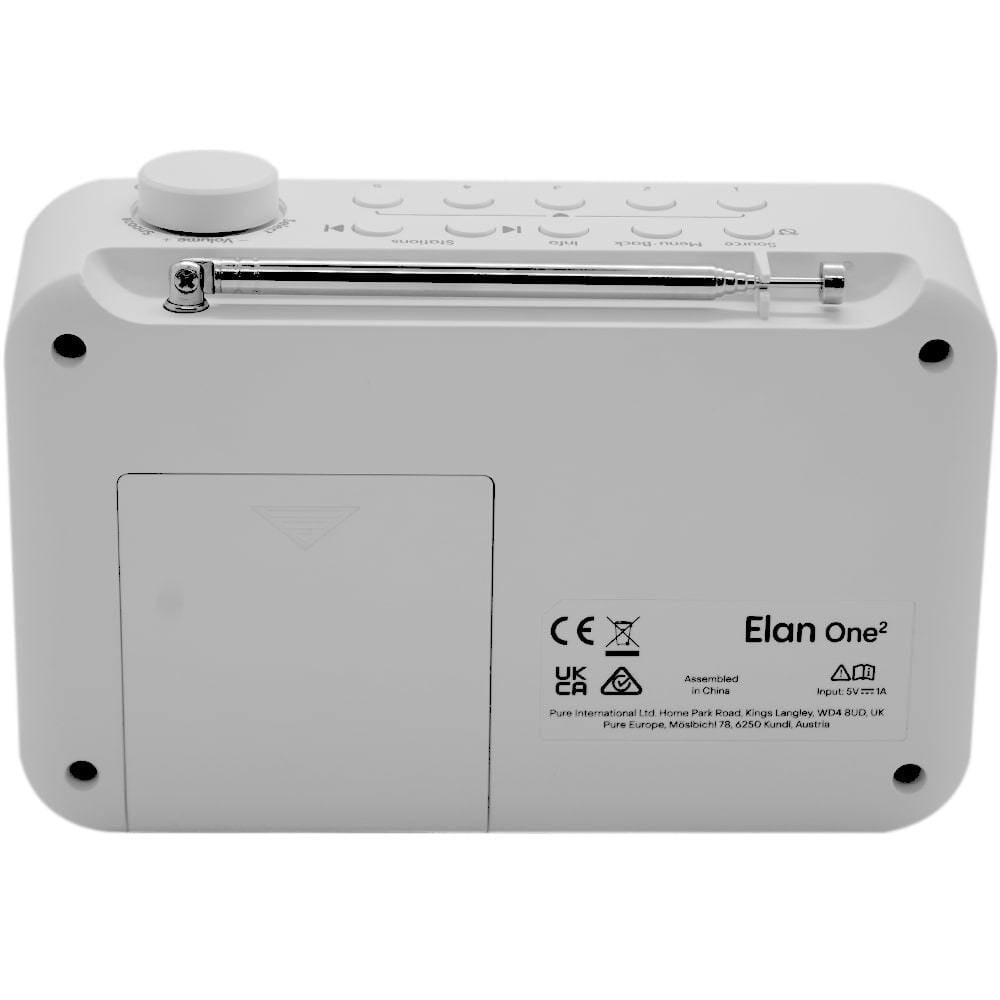 Pure Elan One² Portable FM/DAB+ Radio with Bluetooth - K&B Audio