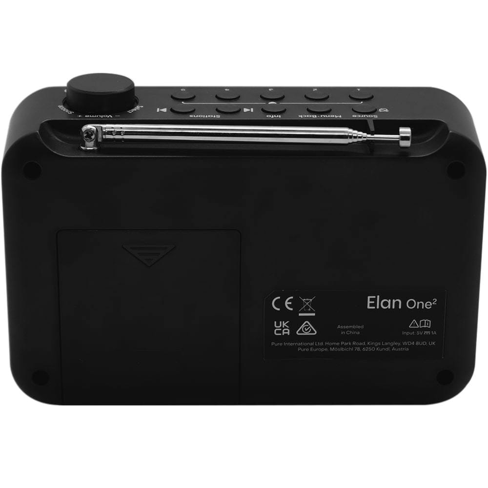Pure Elan One² Portable FM/DAB+ Radio with Bluetooth - K&B Audio