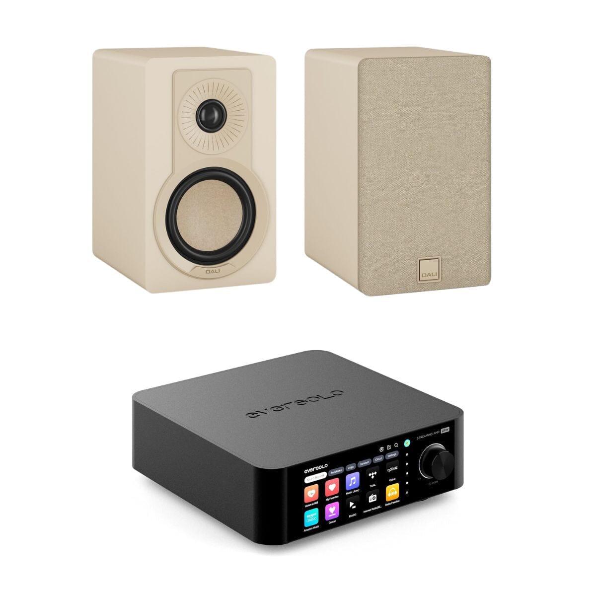 Eversolo Play + DALI Kupid Bookshelf Speakers (Pair) - K&B Audio