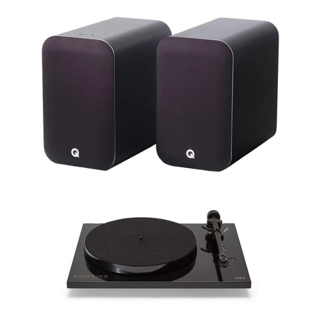 Goldring GR3 Turntable + Q Acoustics M20 Active Bluetooth Speakers - K&B Audio