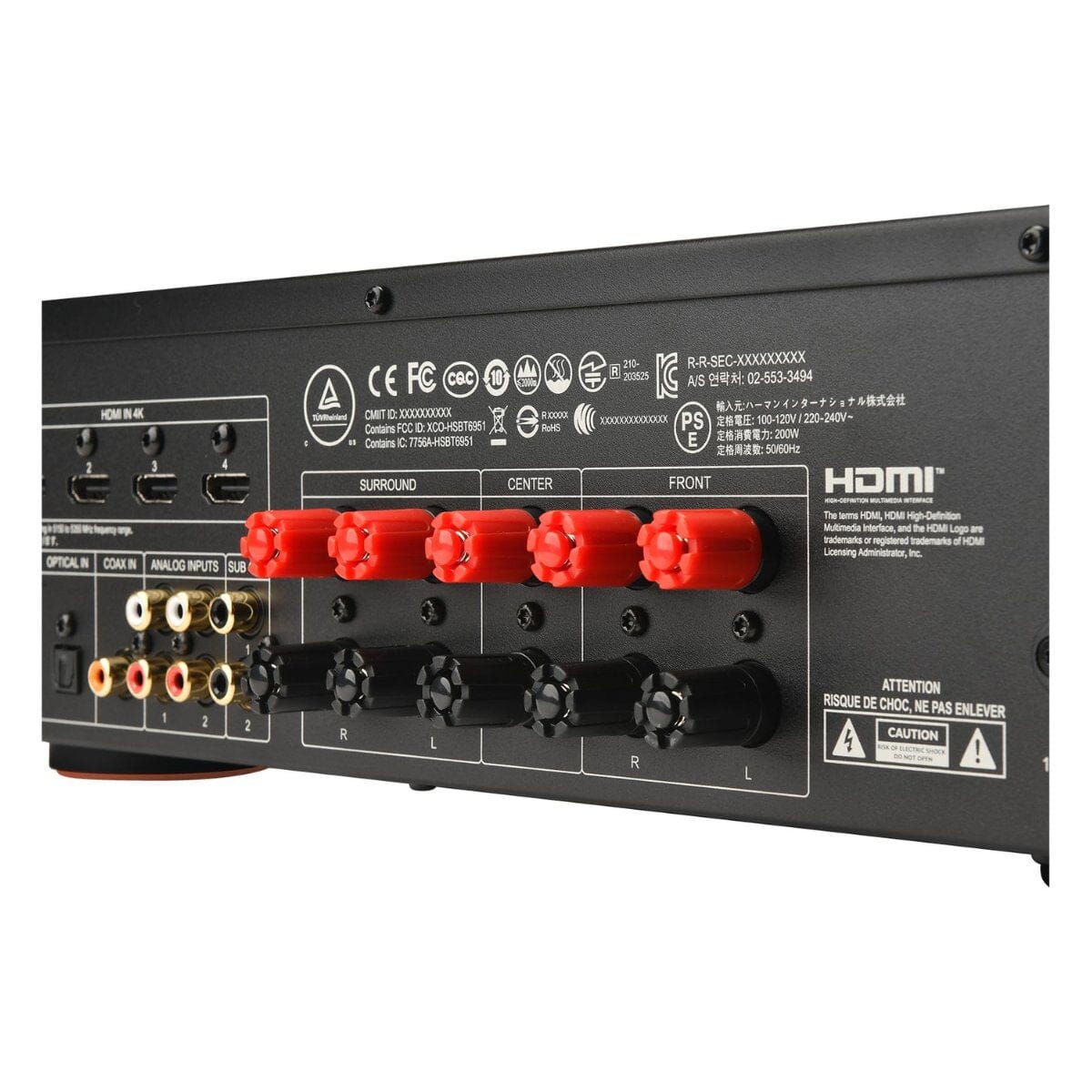 JBL MA310 + Lithe Audio 5.1 6.5" In Ceiling Surround Sound System with 8" Subwoofer - K&B Audio