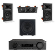 JBL MA310 + Stage 260W 3.1 6.5" In Wall Surround Sound System with 10" Subwoofer - K&B Audio