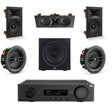 JBL MA310 + Stage 280W 5.1 8" In Ceiling/Wall Surround Sound System with 12" Subwoofer - K&B Audio