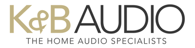K&B Audio - The Home Audio Specialists horizontal logo