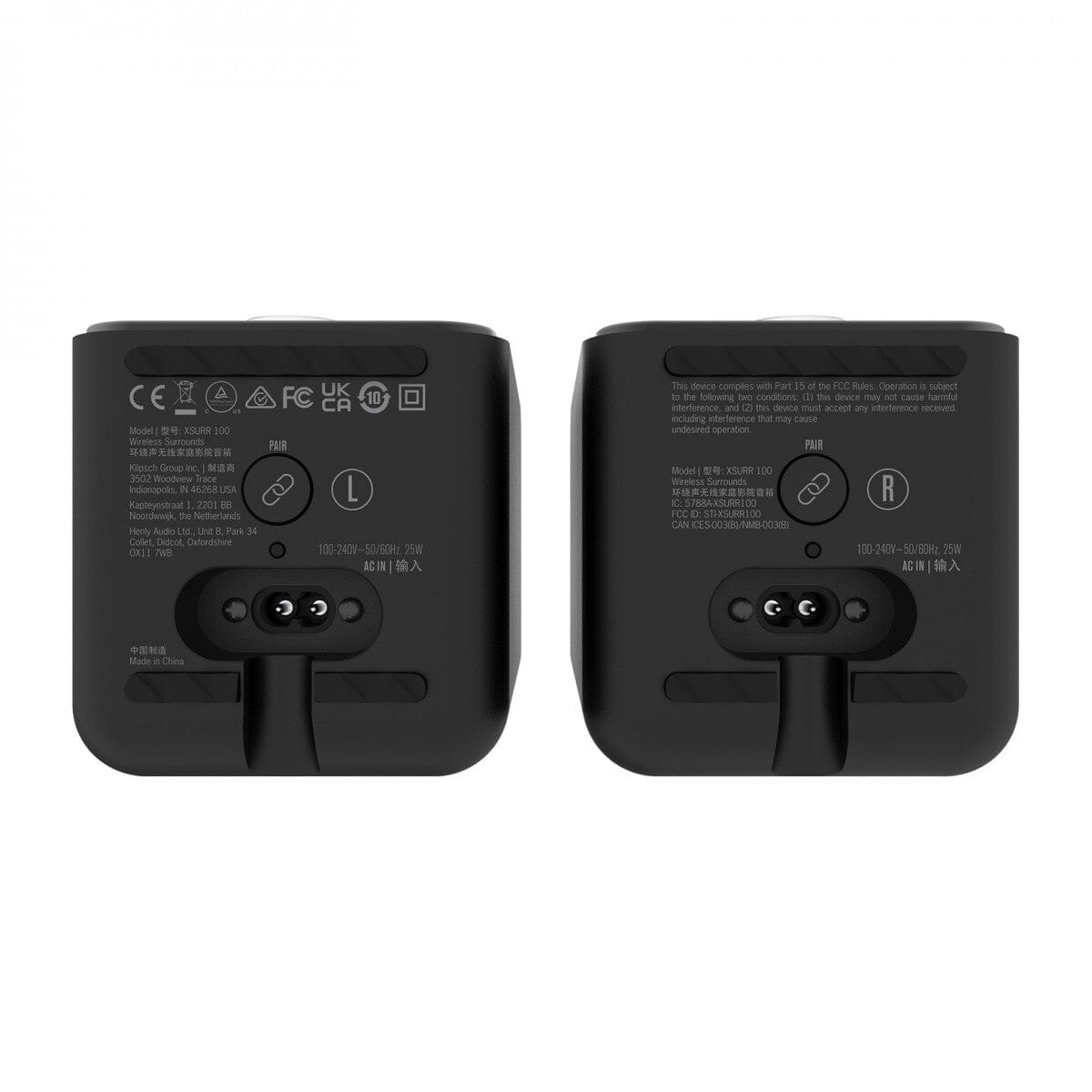 Klipsch Flexus Surround 100 Wireless Surround Speakers (Pair) - K&B Audio