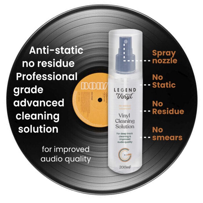 Legend Vinyl 200mm Vinyl Cleaning Solution Vinyl Accessories Legend Vinyl