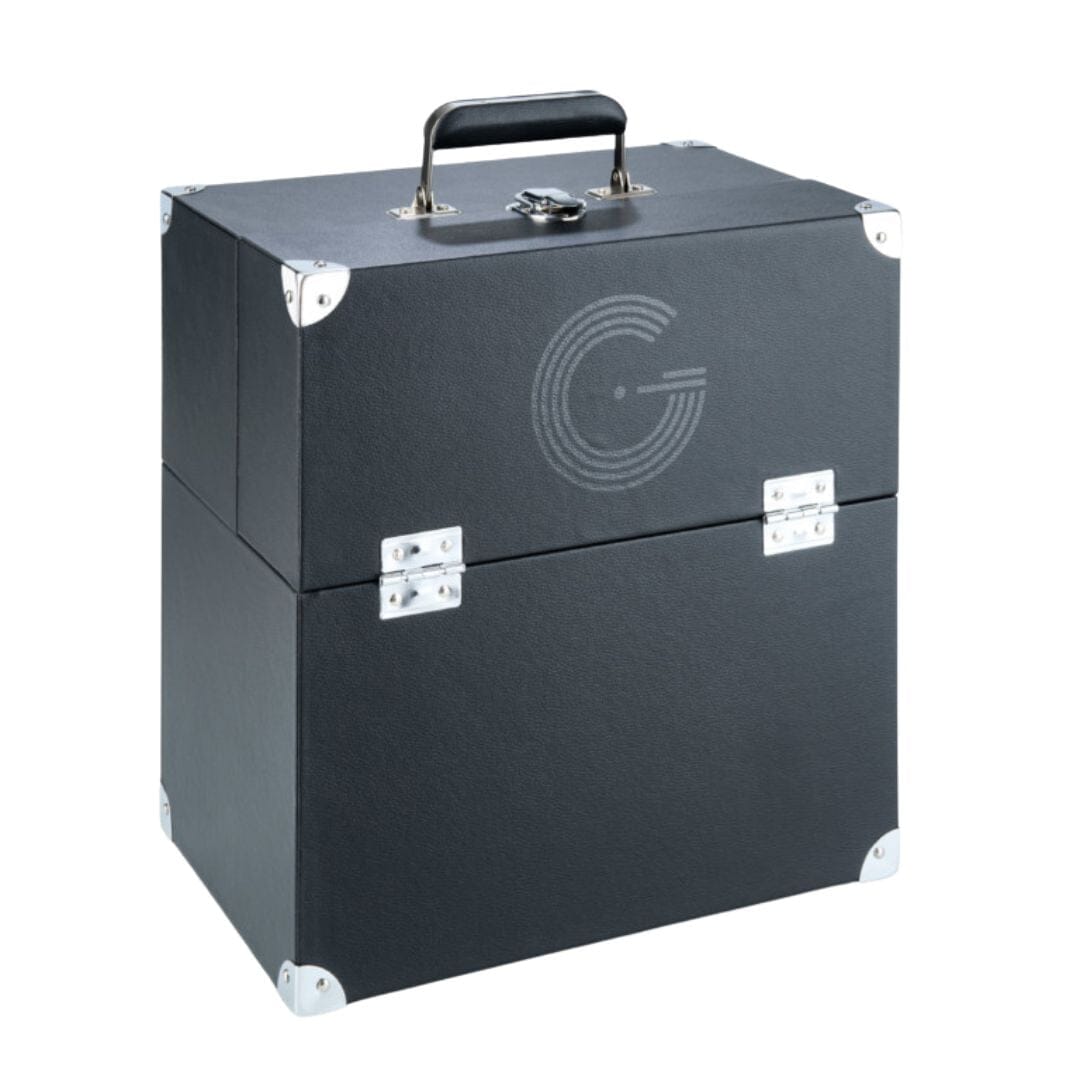 Legend Vinyl LP Storage Case With Double Hinged Flaps - K&B Audio