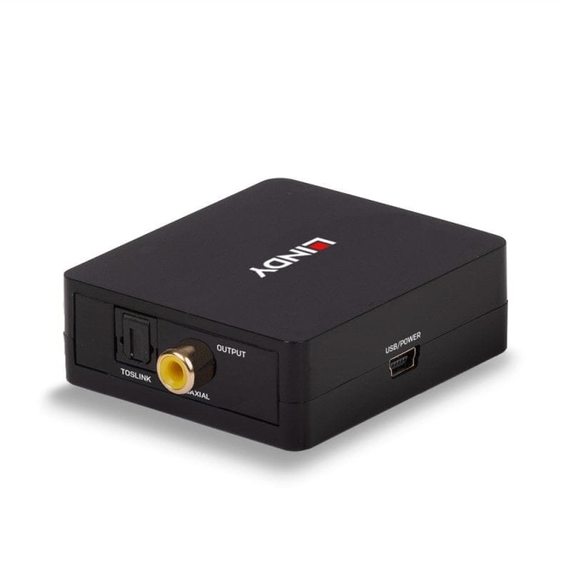 Lindy 2-Way Digital SPDIF (Coaxial / Toslink) Audio Converter - K&B Audio