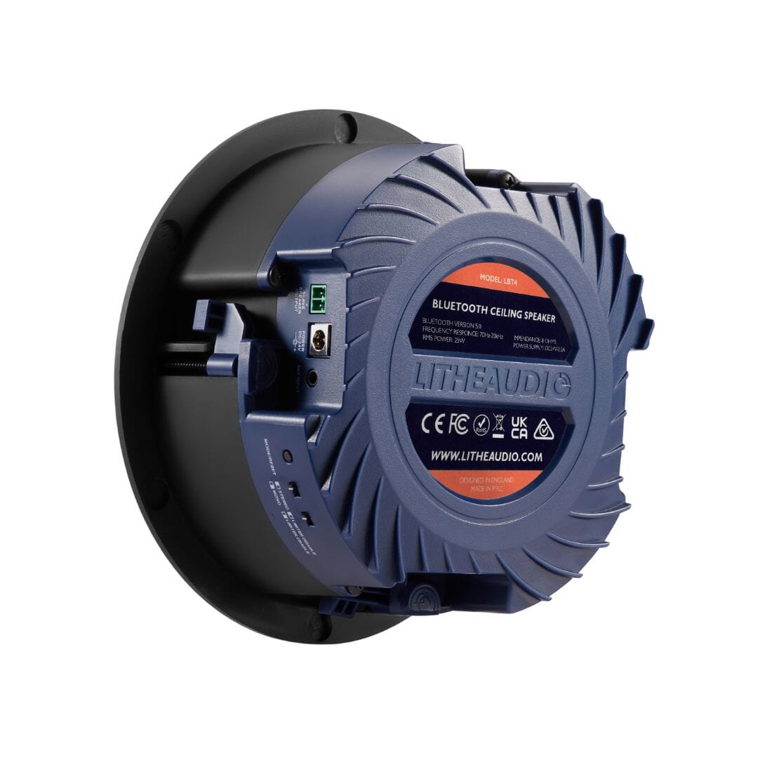 Lithe Audio 4” Active Bluetooth Ceiling Speakers - K&B Audio