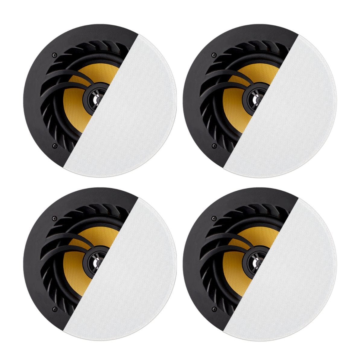 Lithe Audio 4 x Bluetooth Ceiling Speakers (2 Master & 2 Passive) - K&B Audio