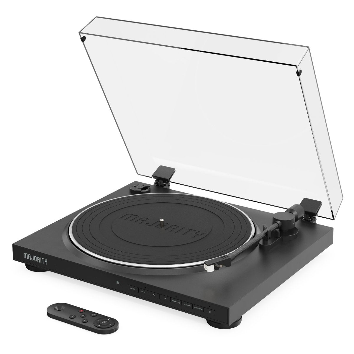 Majority Auto Turntable + D70X Bluetooth Bookshelf Speakers