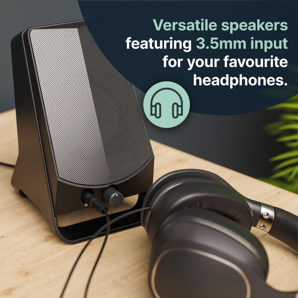 Majority DX10 PC Speakers - USB & AUX - Plug & Play - K&B Audio