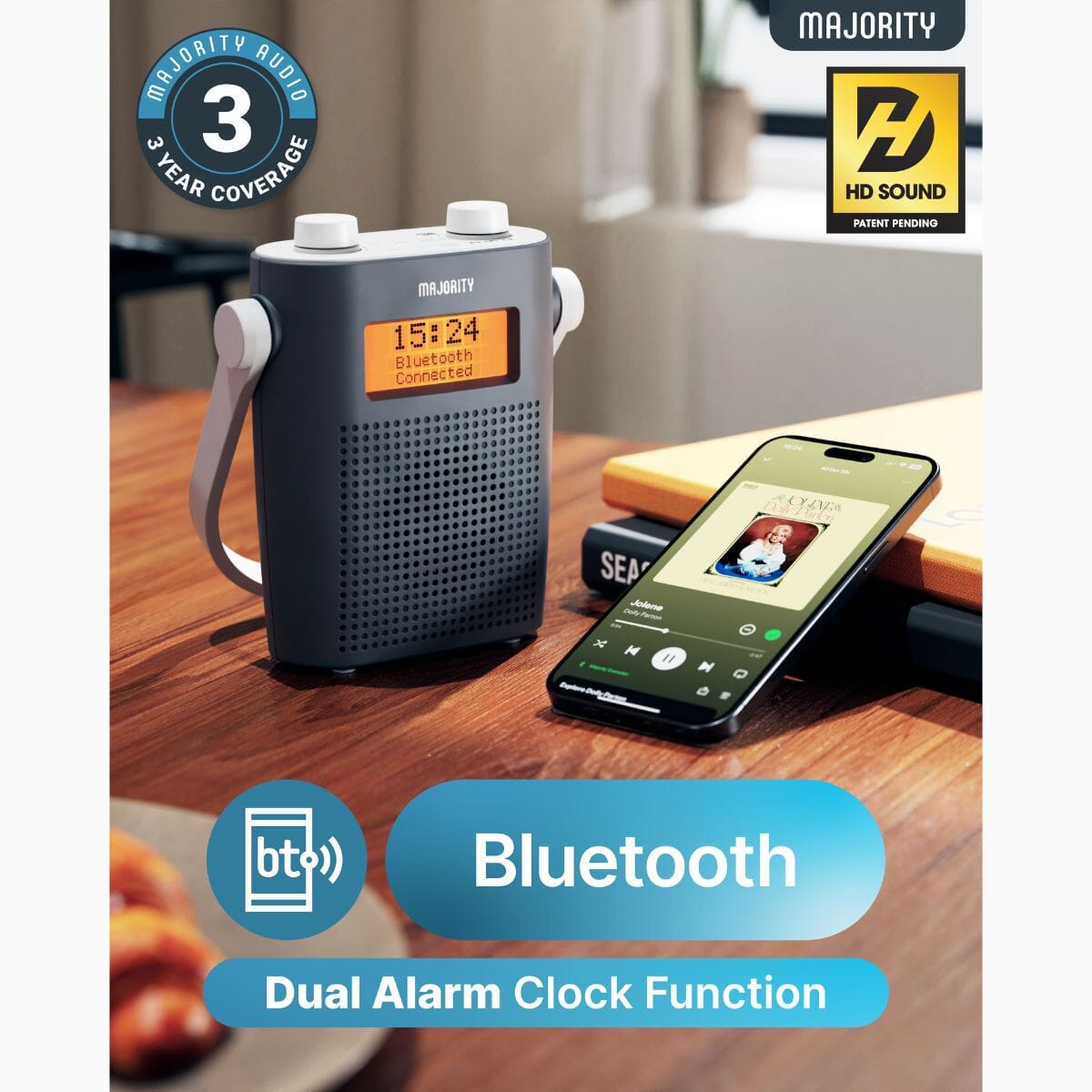 Majority Eversden Shower / Outdoor DAB Radio Radios Majority