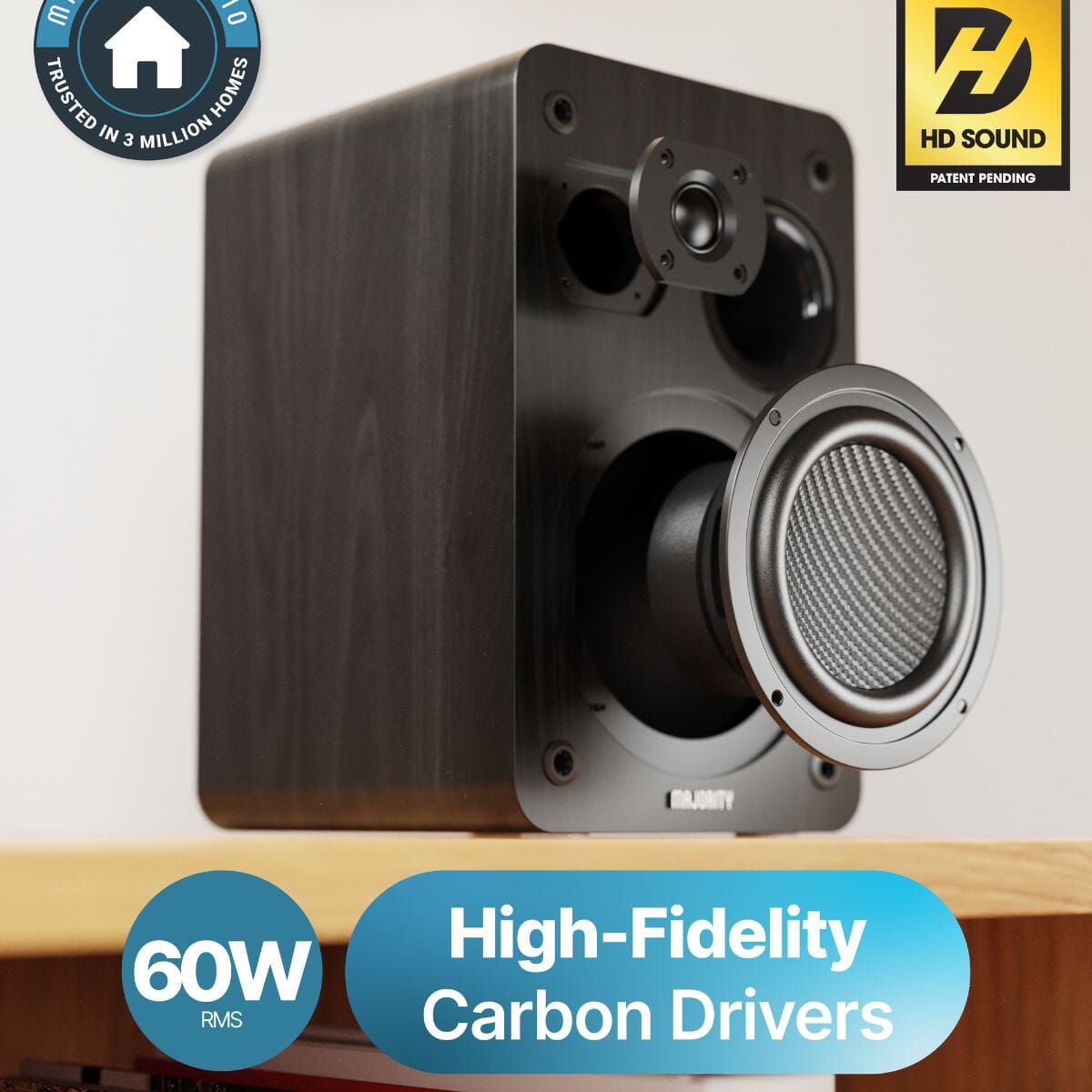Majority Homerton Hi-Fi Internet Radio Music System - K&B Audio