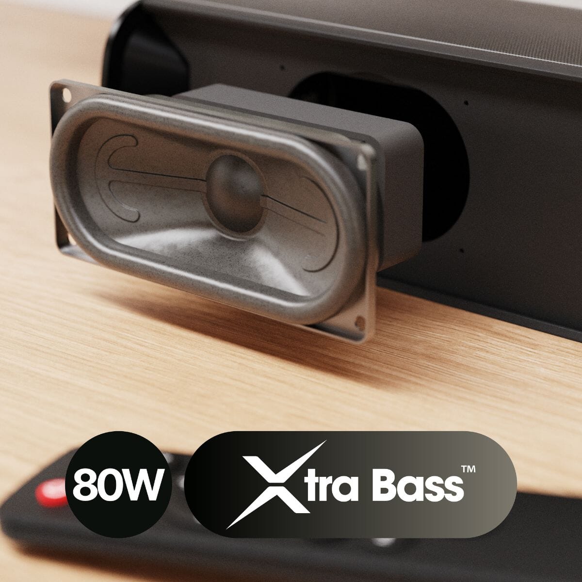 Majority Naga 40 Soundbar - 70W - Bluetooth, HDMI - K&B Audio