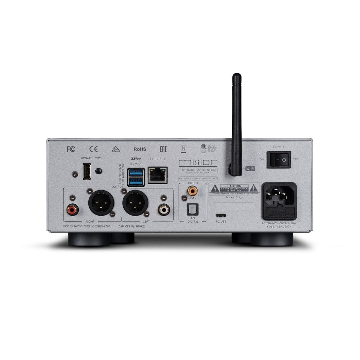 Mission 778S Wireless Music Streamer Music Streamers Mission